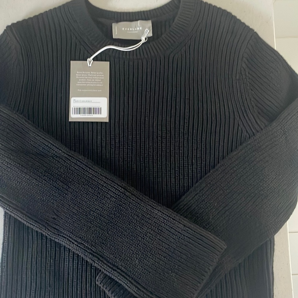 Everlane The Organic Cotton Slim Crew Sweater